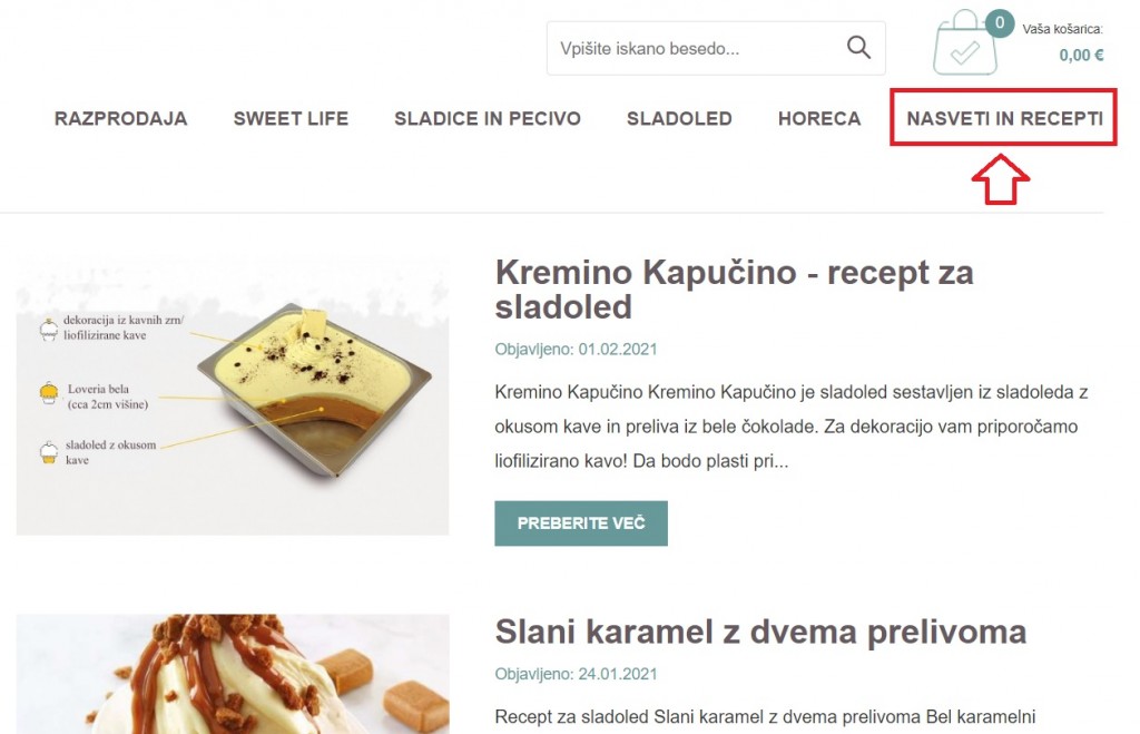 Recept za profesionalni sladoled