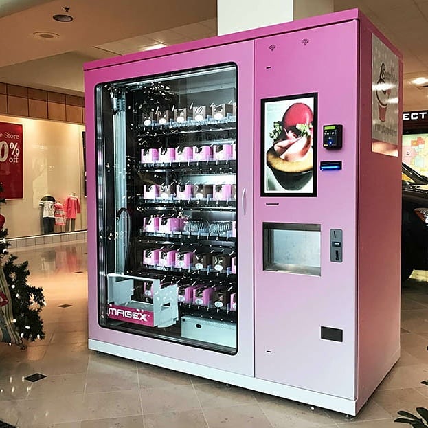 Avtomatizirana prodajalna sladoleda.