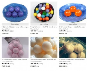 Mila sferične oblike iz spletne tržnice Etsy.