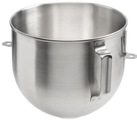 Posoda za planetarni mešalec je npr. izdelana iz nerjavečega jekla.