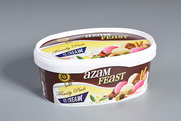 Squround - večina pakiranj sladoleda je prodana v tekšni obliki embalaže.