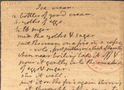 Recept za vanilijev sladoled v ameriškem Kongresu.